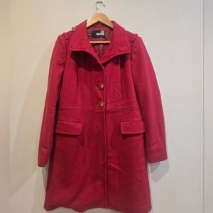 Love Moschino Cherry Red Trench Coat